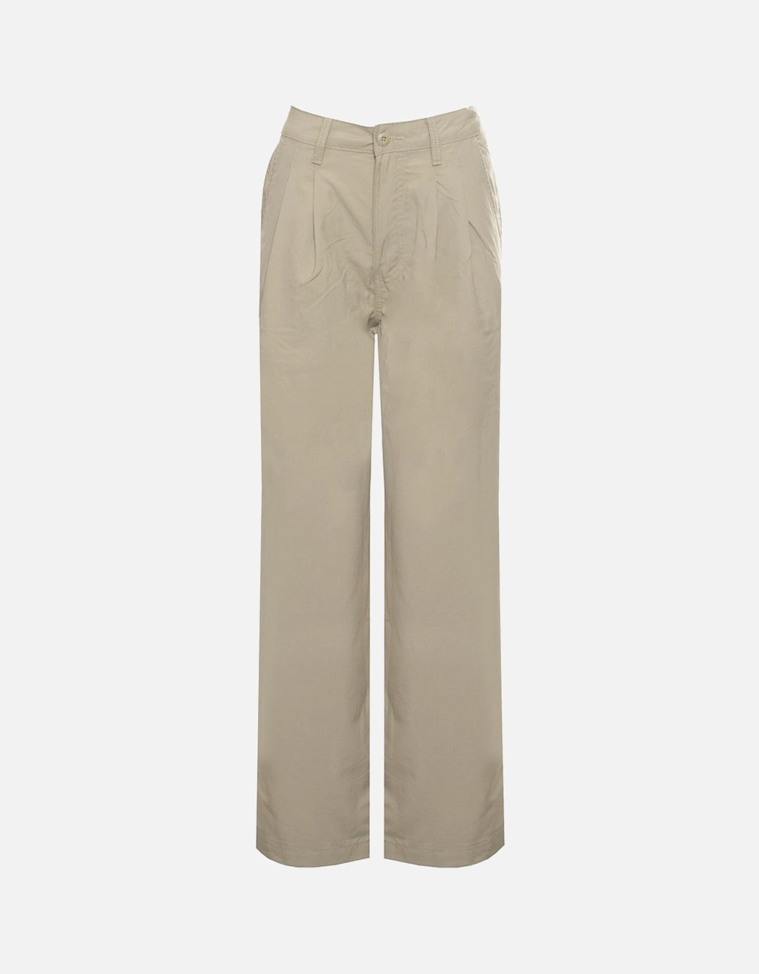 Button-Fastening Solid Trousers with Pockets, 4 of 3