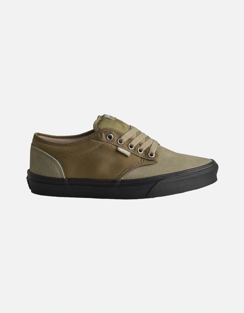 Fabric Sneakers with Rubber Sole and Metal Eyelets