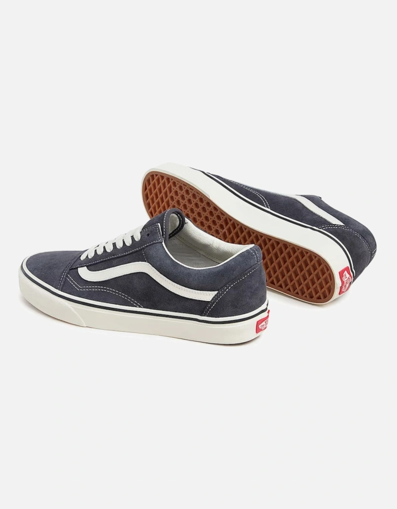 LeatherUpperRoundToeSneakers