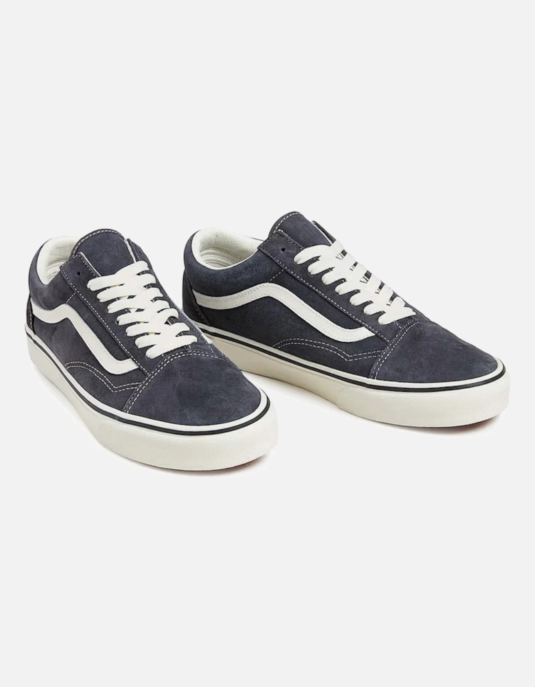 LeatherUpperRoundToeSneakers