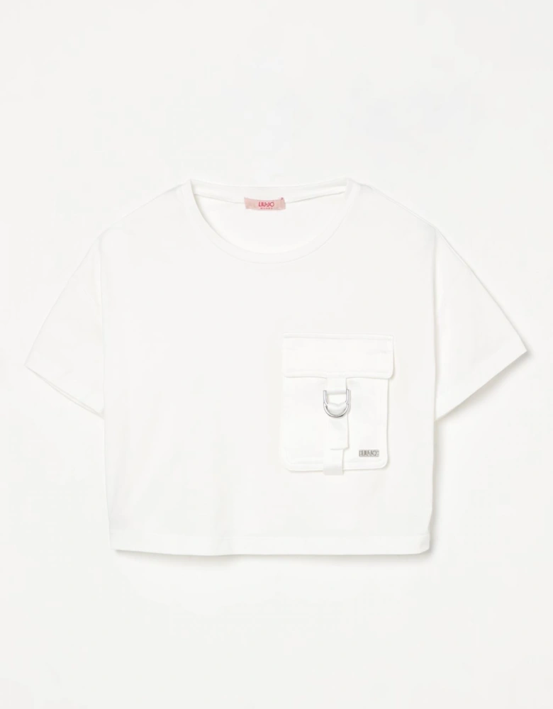 Cropped TShirt Utility Pocket