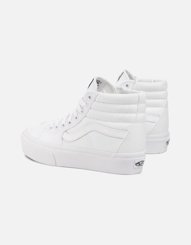 FabricLeatherRoundToeSneakerswithMetalEyelets