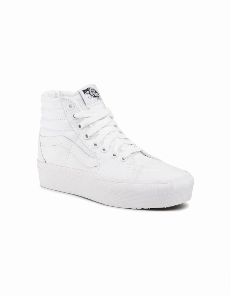 FabricLeatherRoundToeSneakerswithMetalEyelets