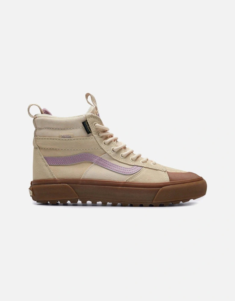 LeatherSneakerswithMetalEyeletsandRoundToe