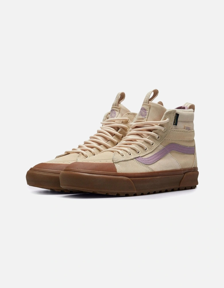 LeatherSneakerswithMetalEyeletsandRoundToe