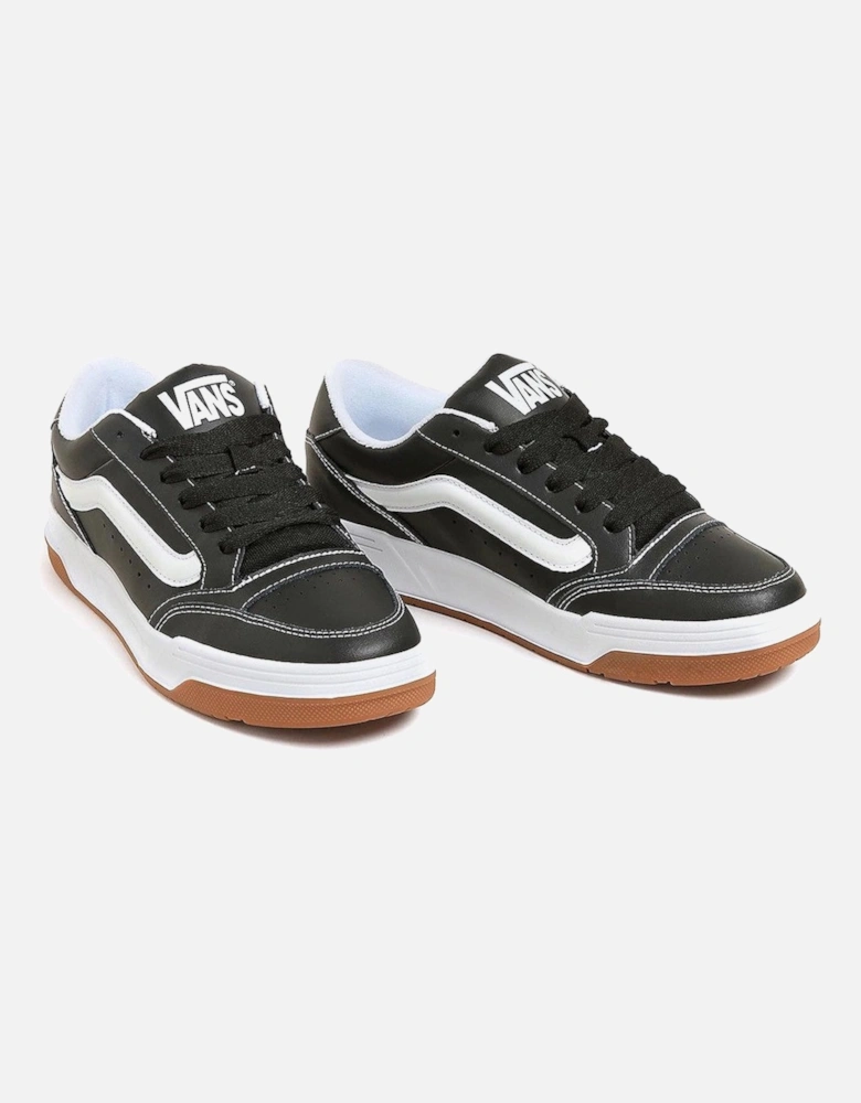 LeatherandRubberRoundToeSneakers