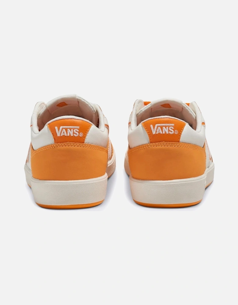 Leather and Synthetic Material Round Toe Sneakers