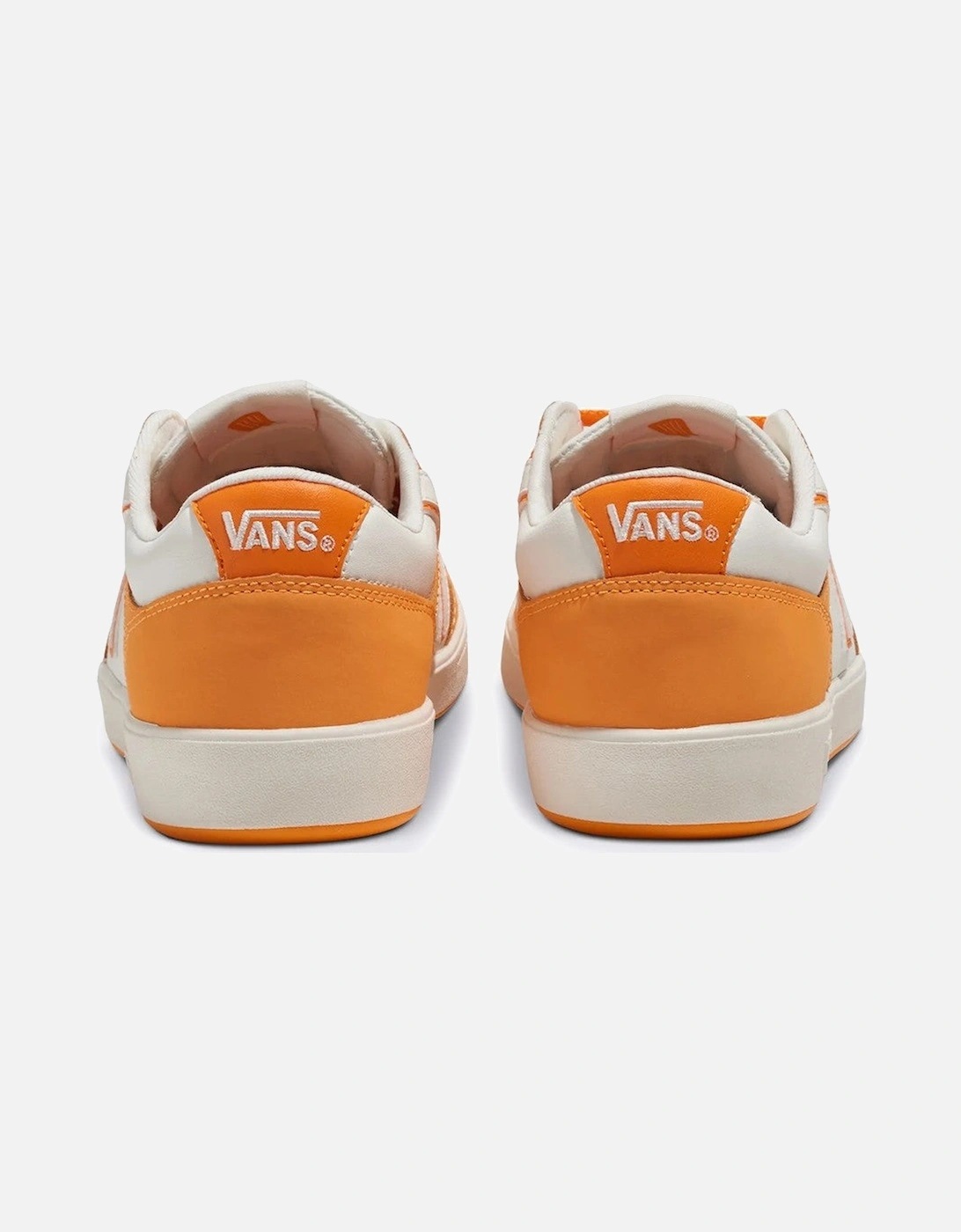 Leather and Synthetic Material Round Toe Sneakers