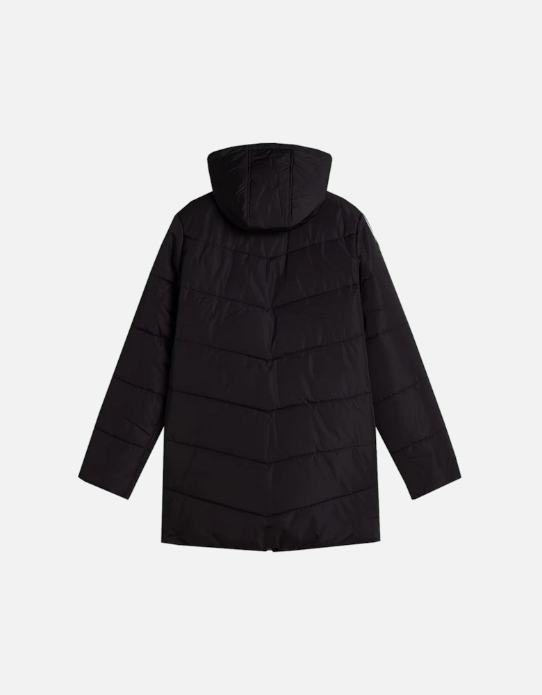 Visible Logo Solid Bomber Jacket with Zip Fastening