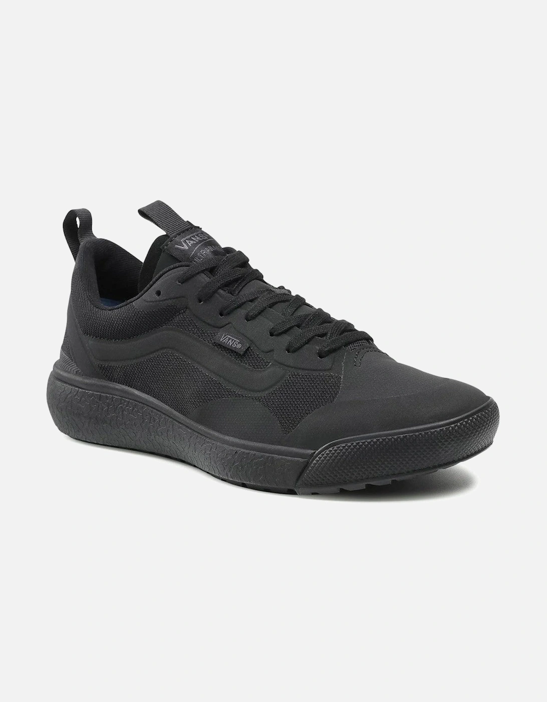 LeatherandRubberRoundToeSneakers