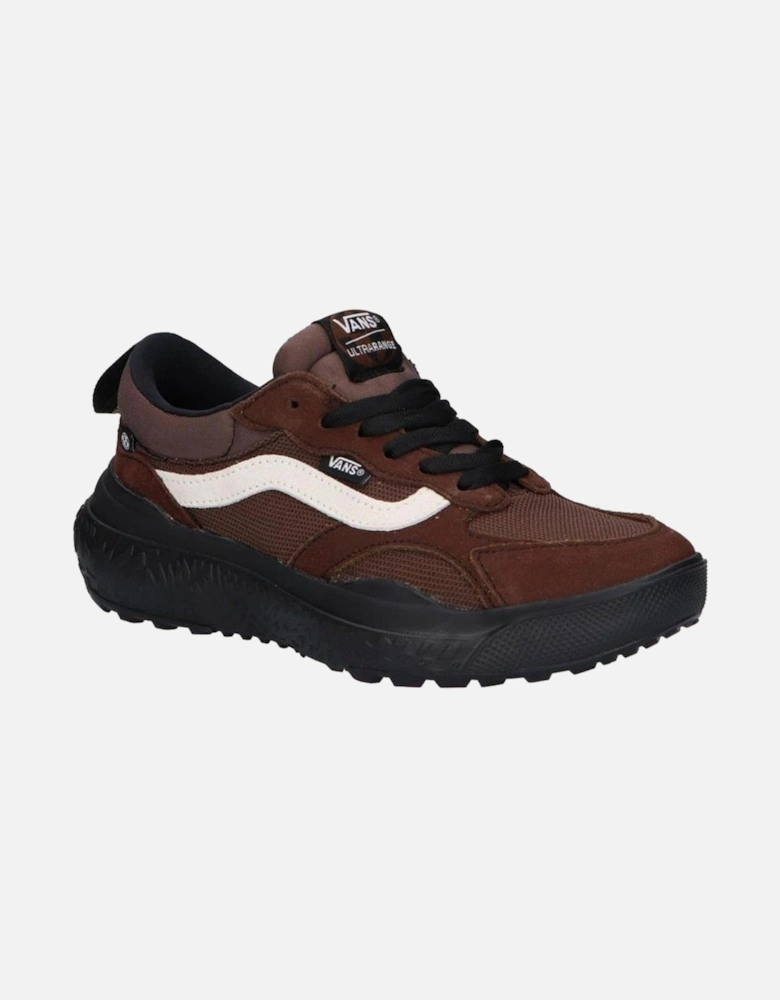 LeatherRoundToeSneakerswithRubberSole