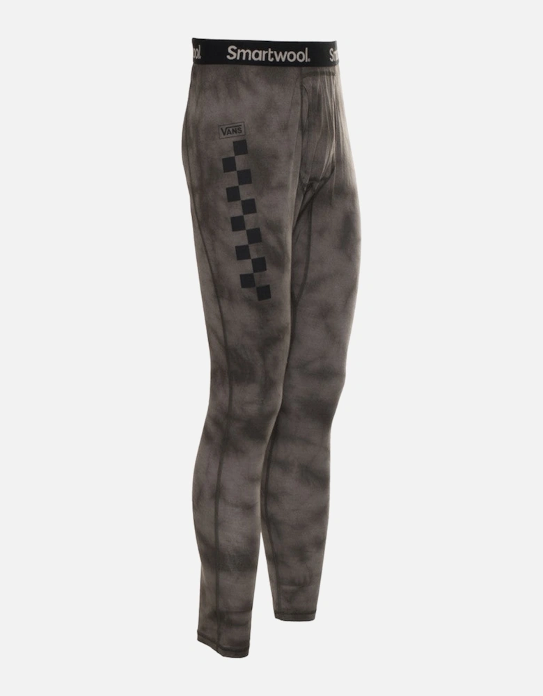 Elastic Waistband Viscose Nylon Leggings with Visible Logo