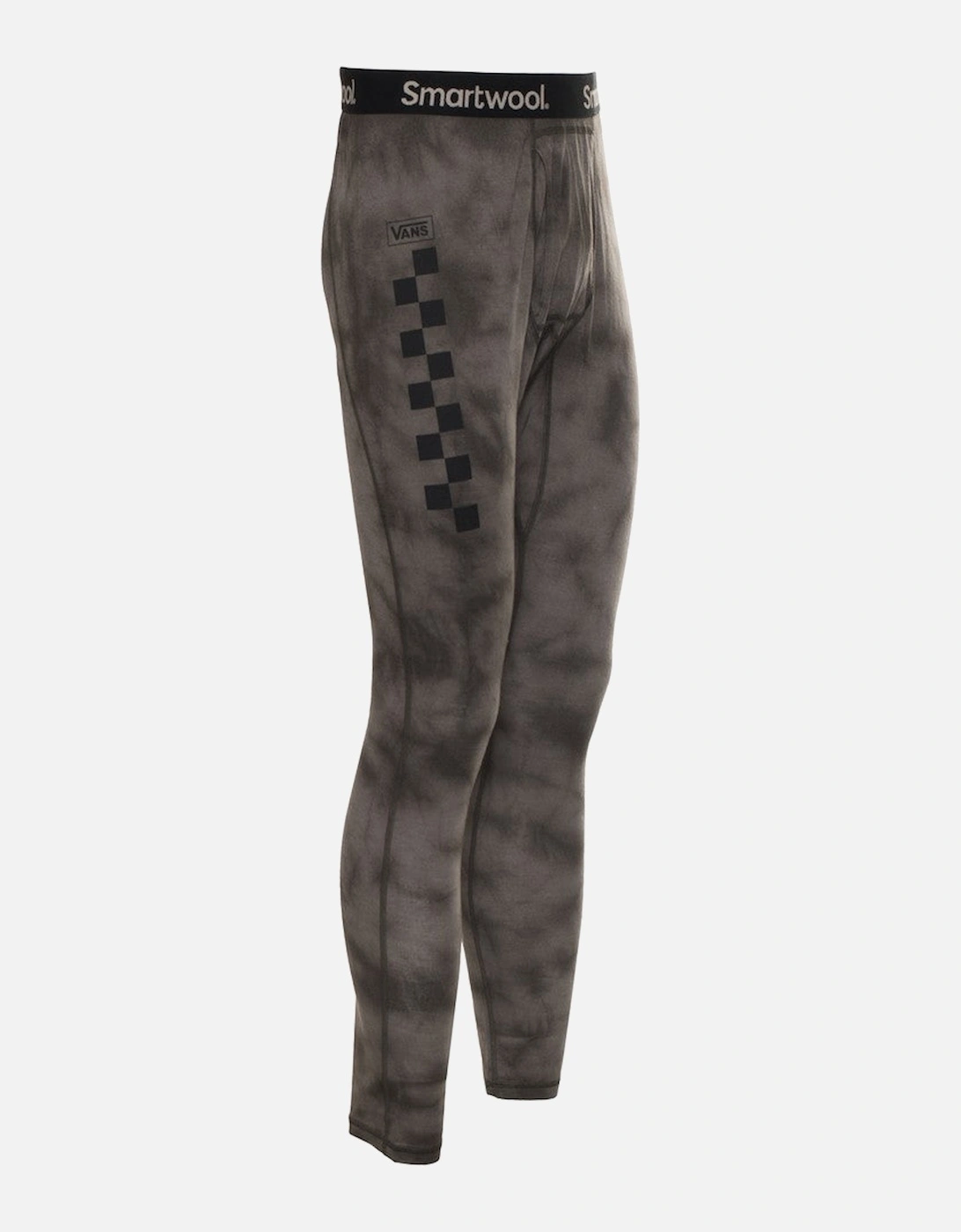 Elastic Waistband Viscose Nylon Leggings with Visible Logo