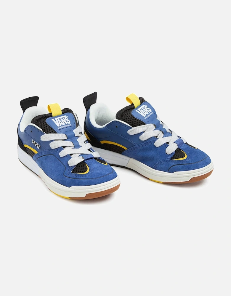 Leather Sneakers with Fabric Lining and Rubber Sole