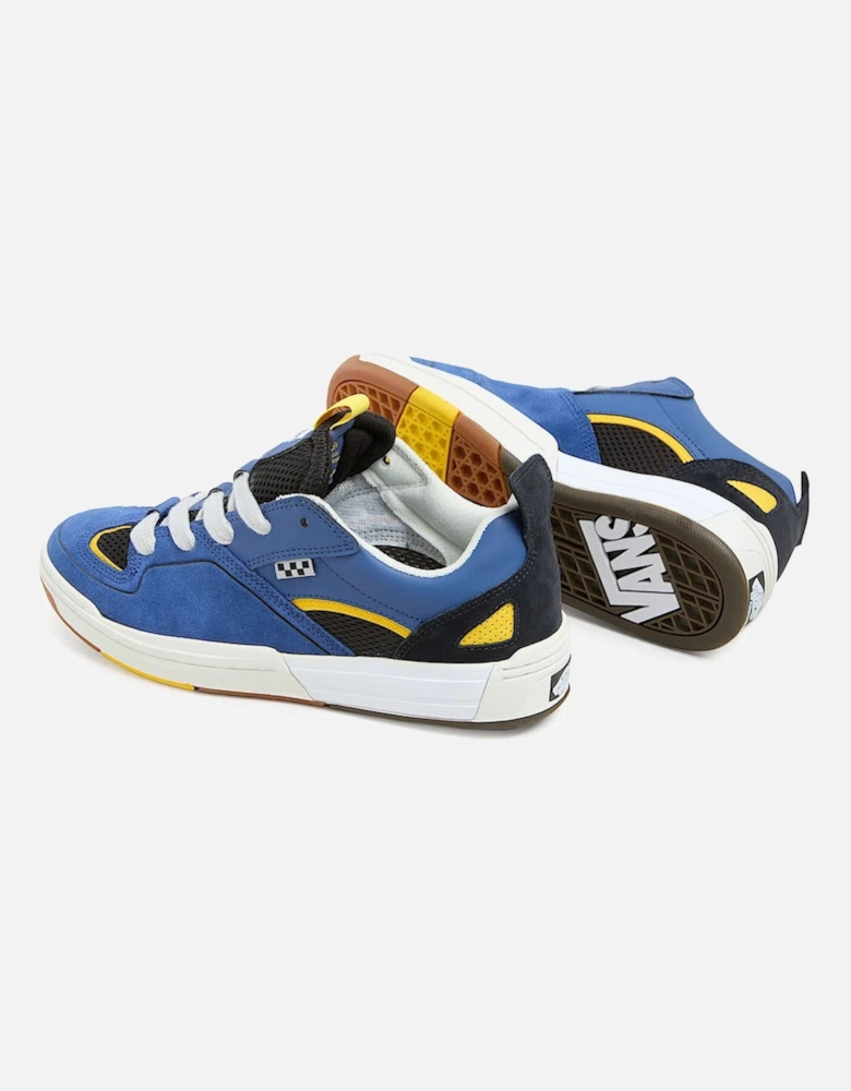 Leather Sneakers with Fabric Lining and Rubber Sole