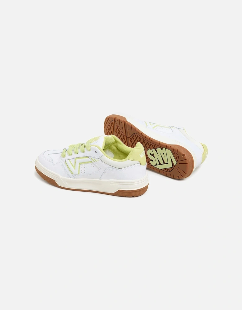 Leather Sneakers with Rubber Sole and Round Toe