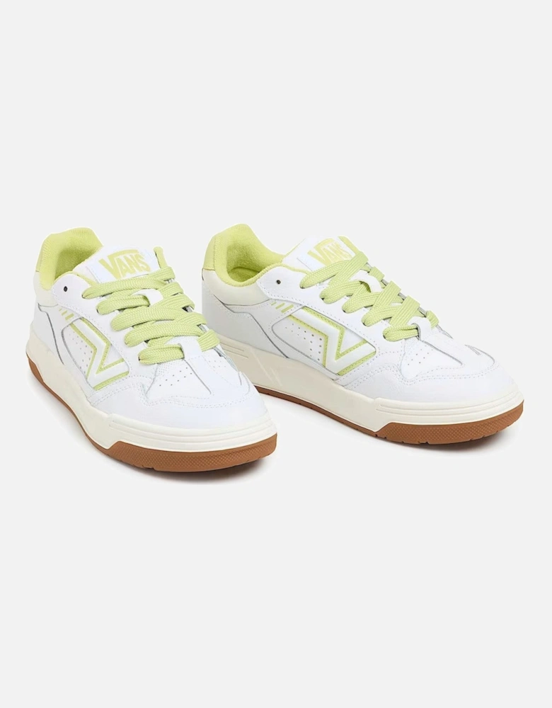 Leather Sneakers with Rubber Sole and Round Toe