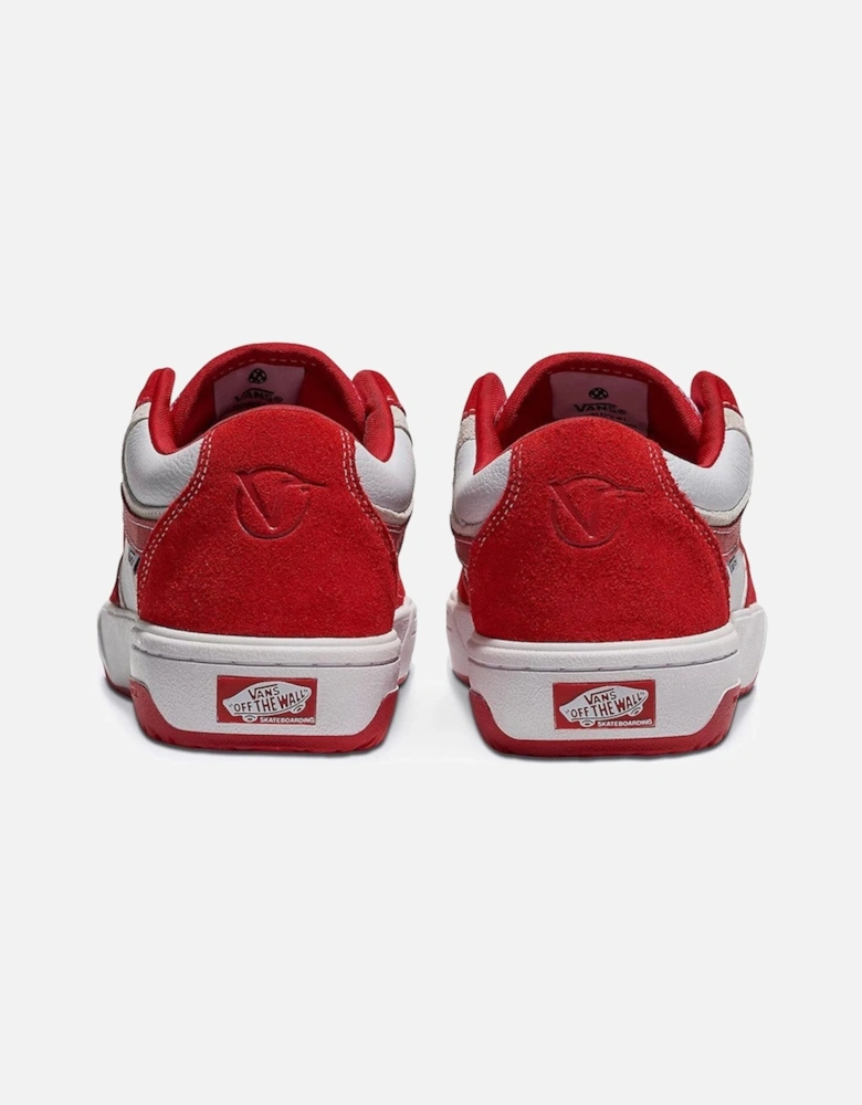 Leather Upper Sneakers with Rubber Sole and Fabric Lining