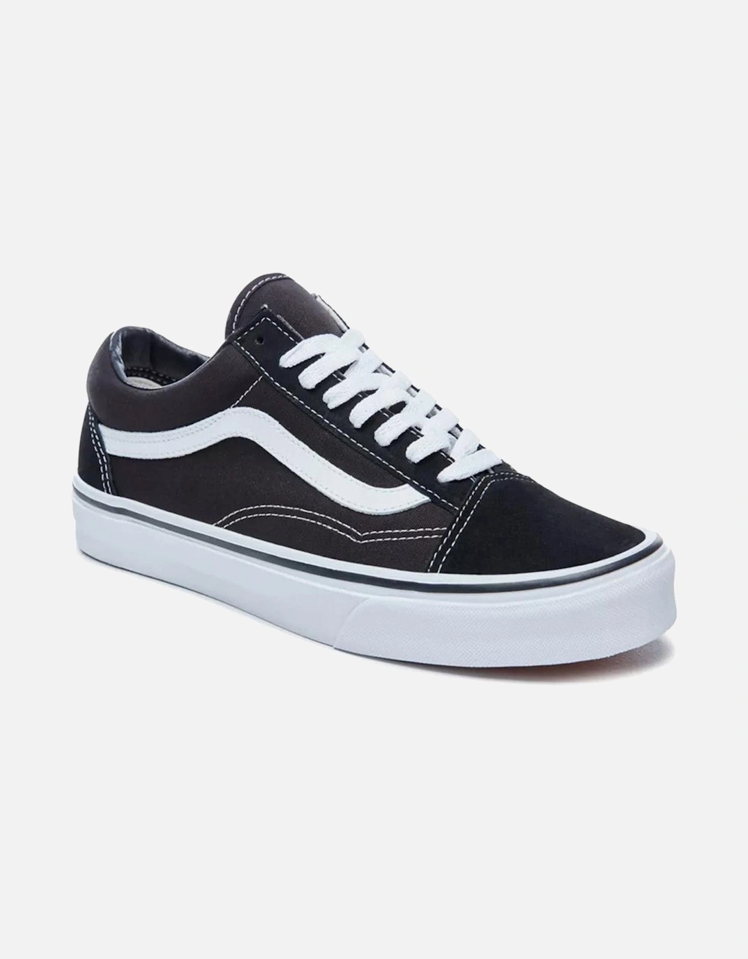 Round Toe Rubber and Fabric Sneakers