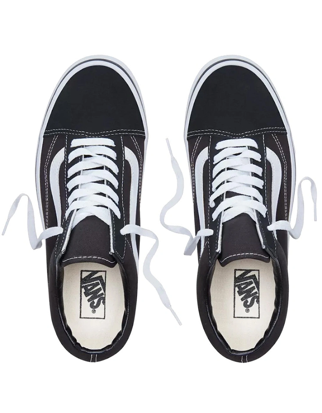 Round Toe Rubber and Fabric Sneakers