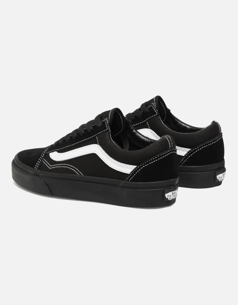 LeatherUpperRoundToeSneakers