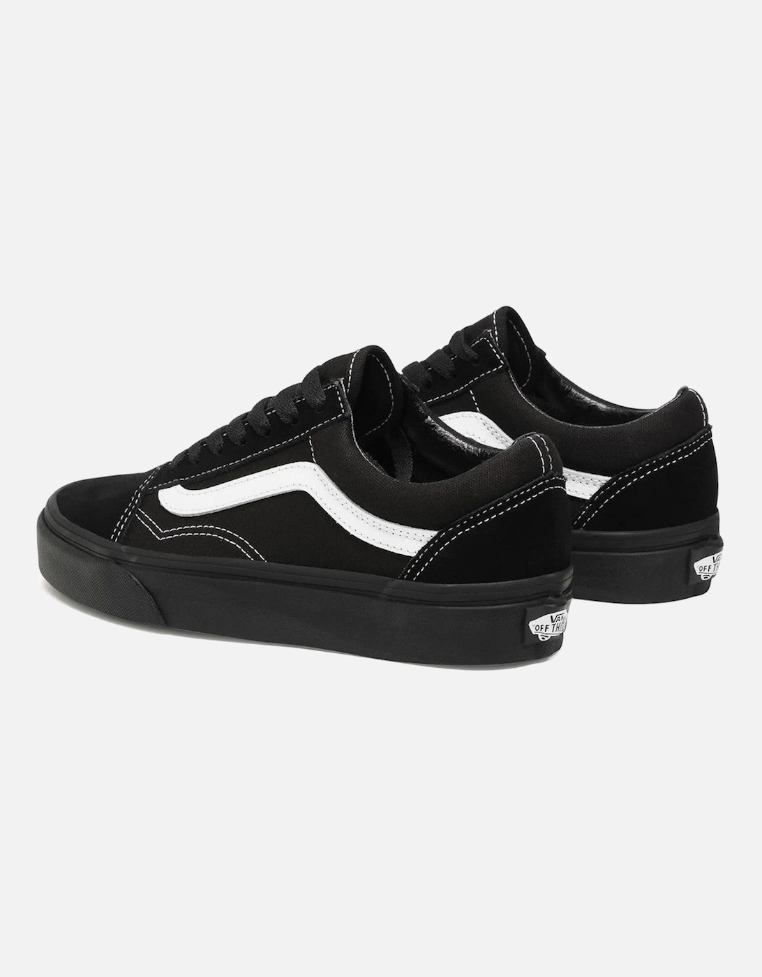 LeatherUpperRoundToeSneakers