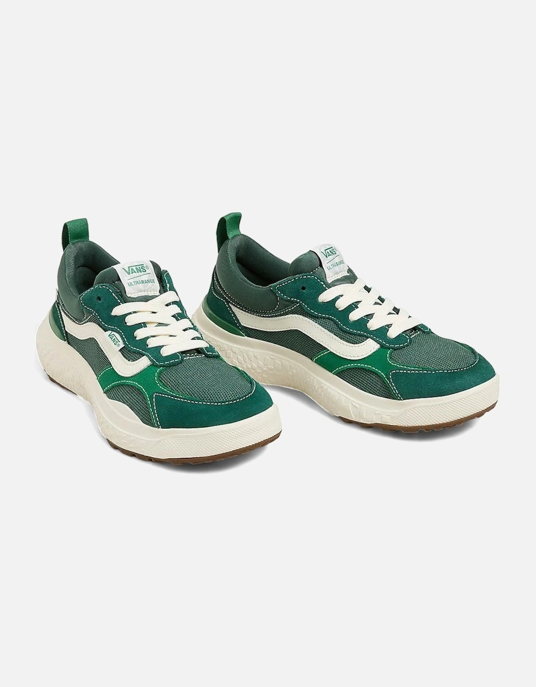 LeatherUpperRoundToeSneakers