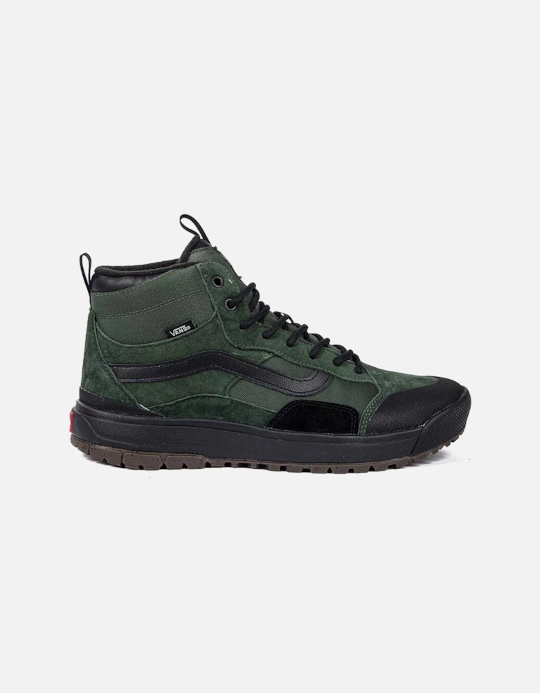 LeatherSneakerswithRubberSoleandFabricLining