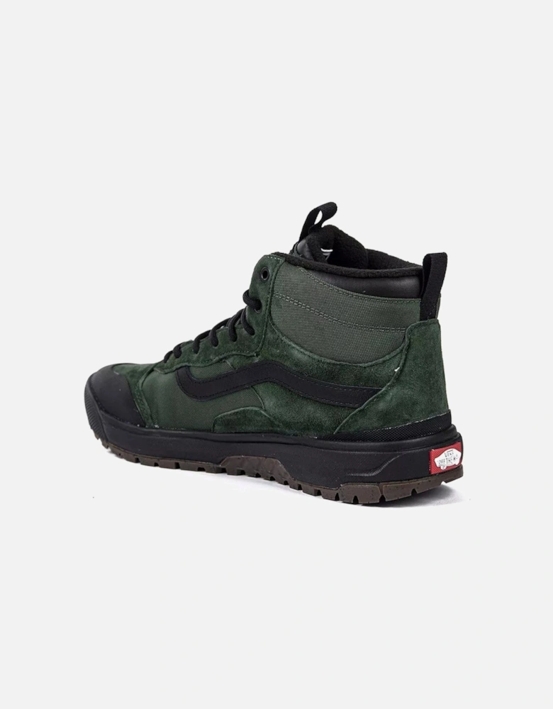 LeatherSneakerswithRubberSoleandFabricLining