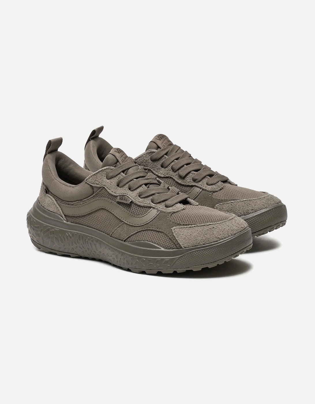 Leather Round Toe Sneakers