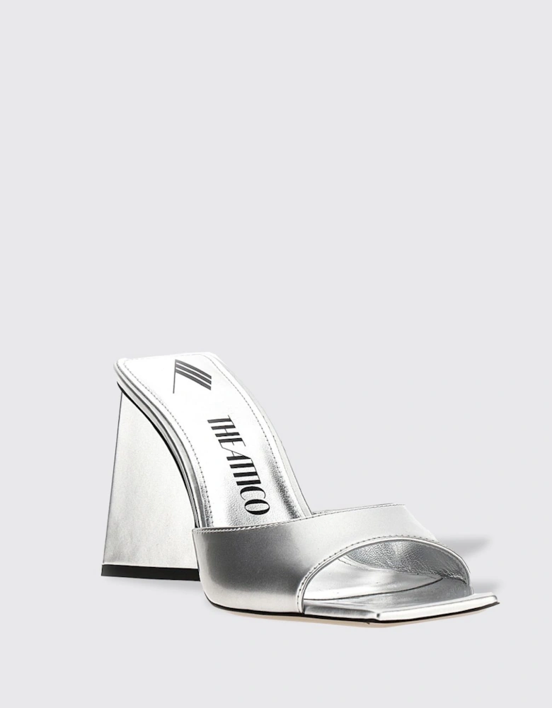 Heels Square Toe Mules