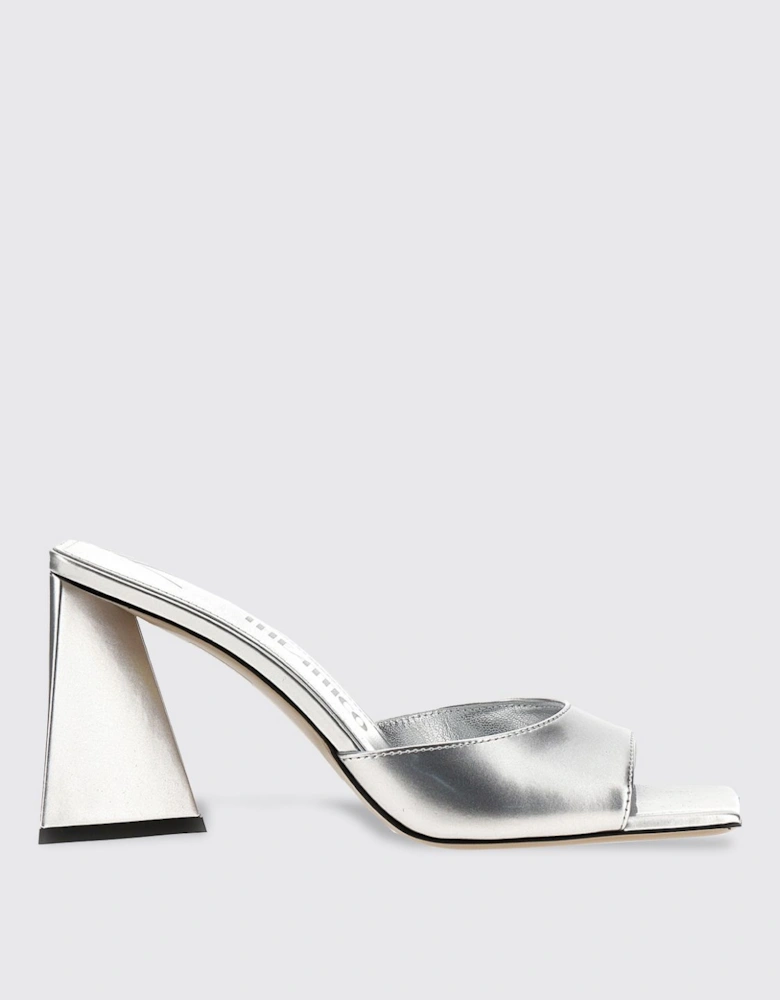 Heels Square Toe Mules