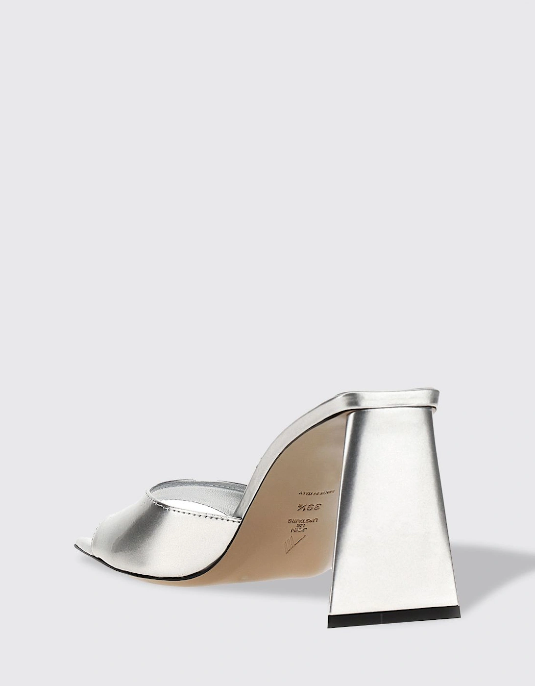Heels Square Toe Mules