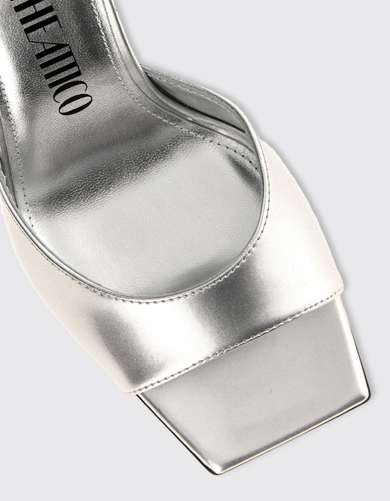 Heels Square Toe Mules