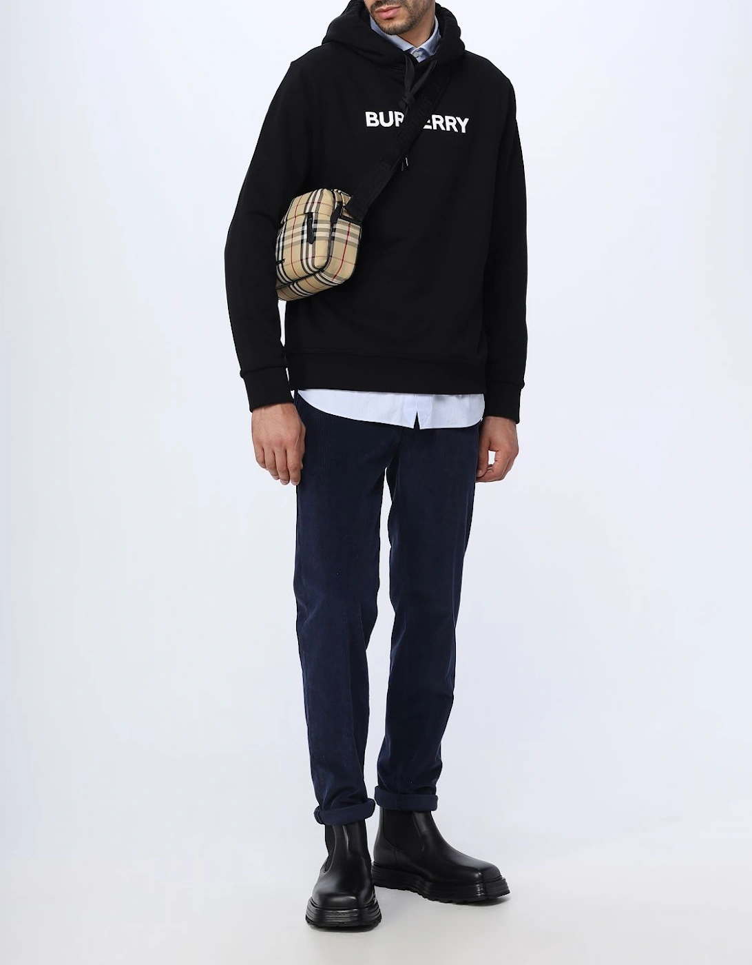 Logo Print Hoodie Sweatshirt