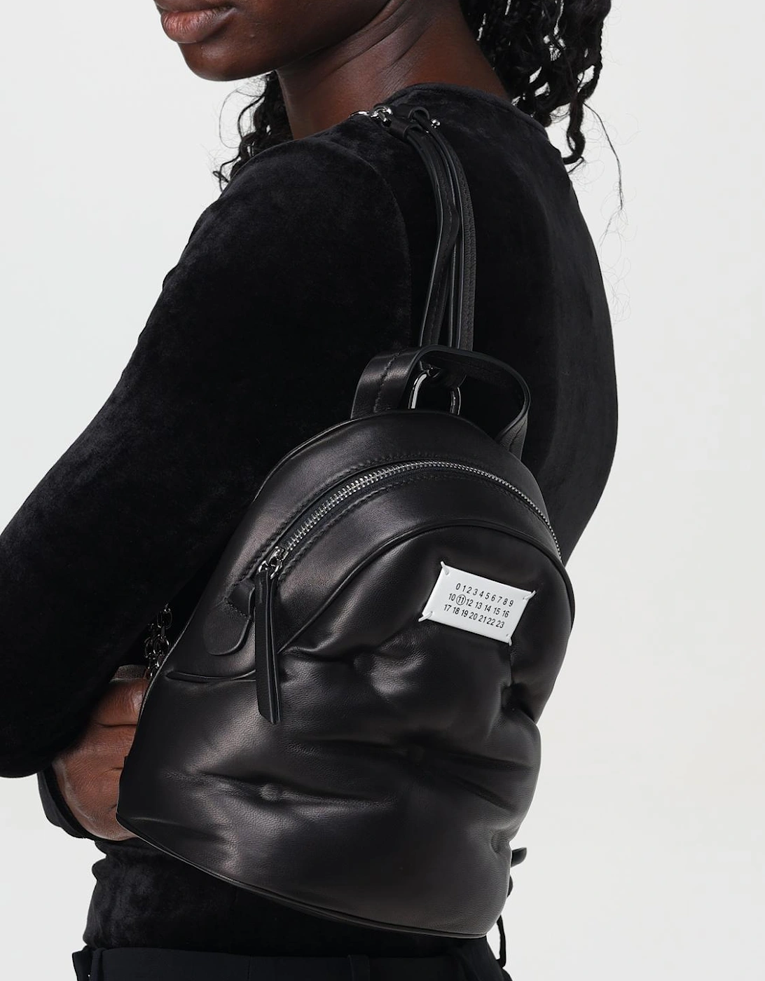 Glam Slam Mini Backpack Quilted Leather