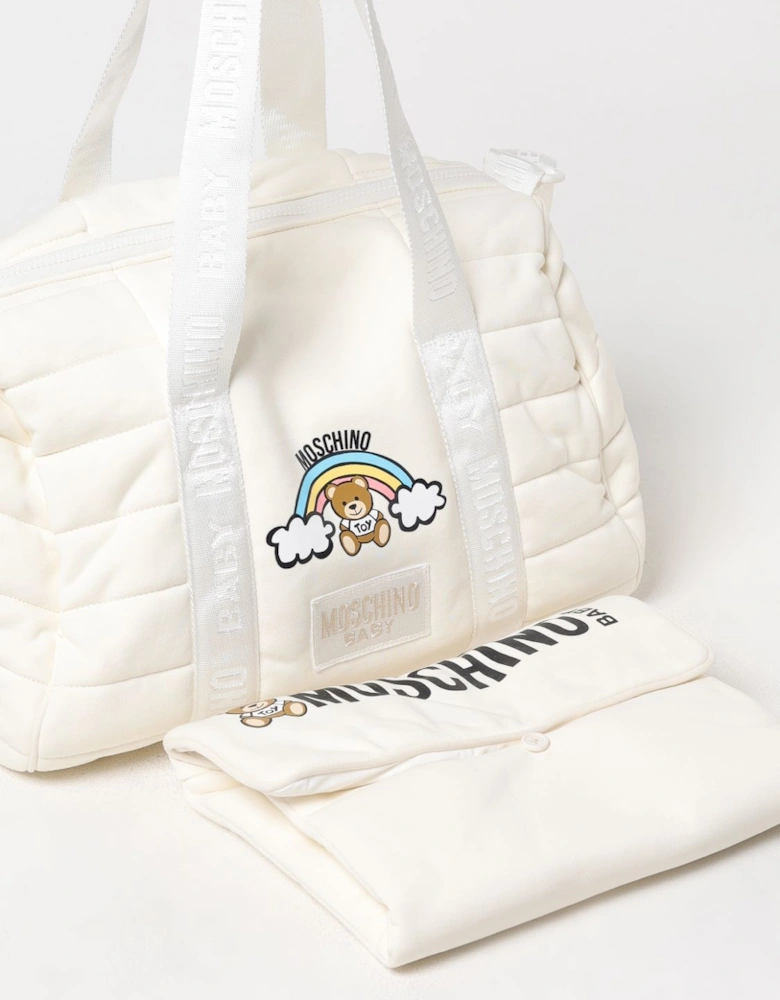 Quilted Diaper Bag Teddy Bear Design