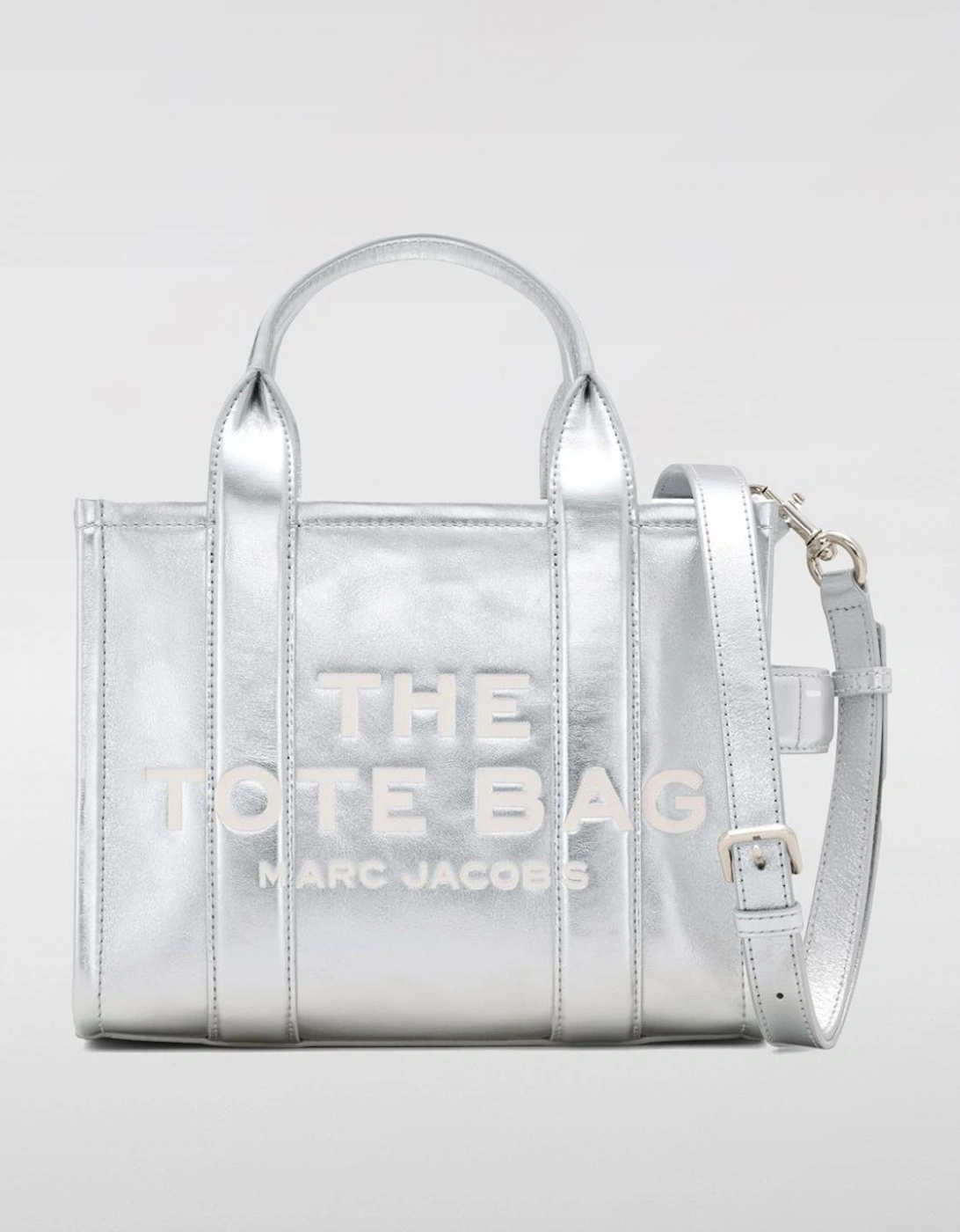 Mini Tote Bag Metallic Leather, 5 of 4