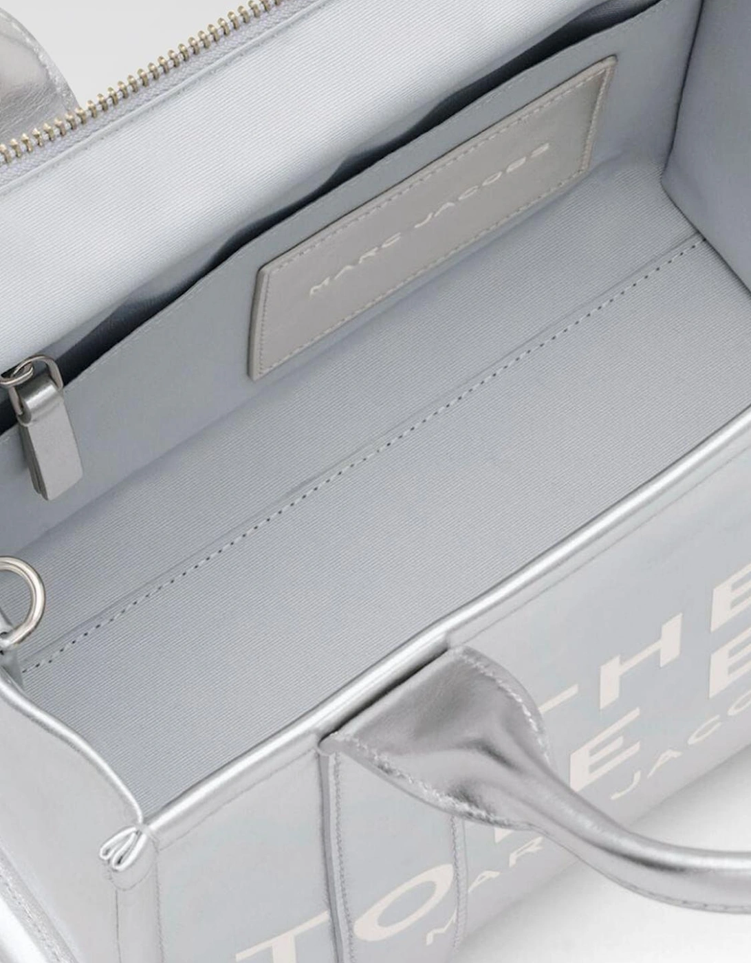 Mini Tote Bag Metallic Leather