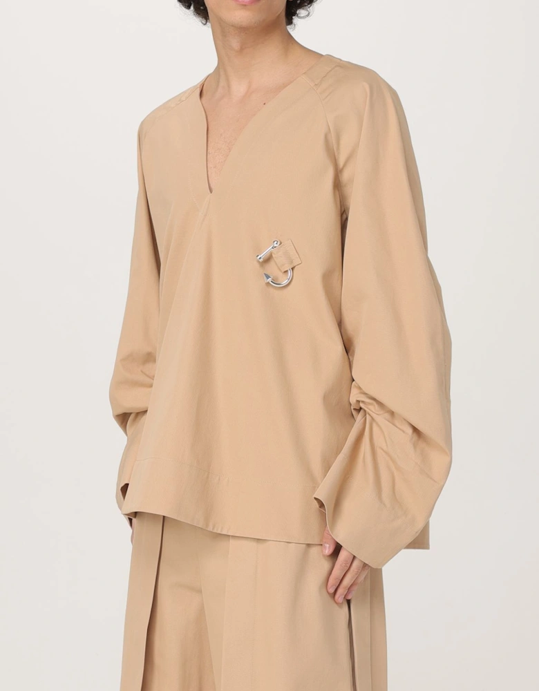 Relaxed Fit VNeck Knit Top