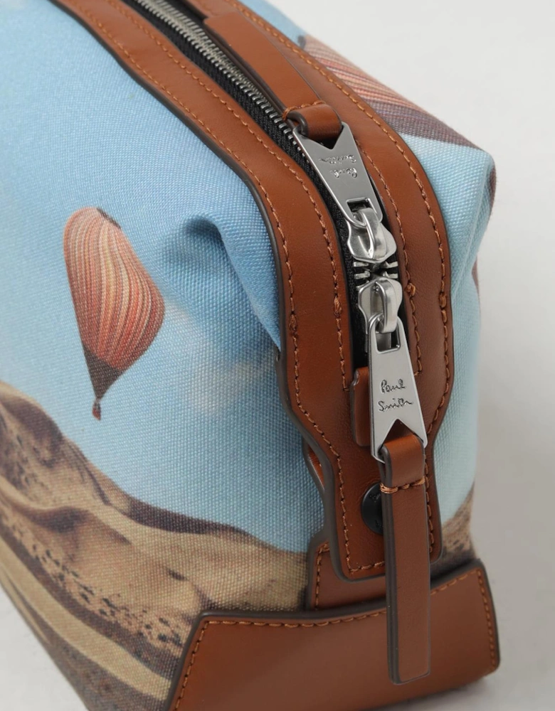 Hot Air Balloon Print Toiletry Bag