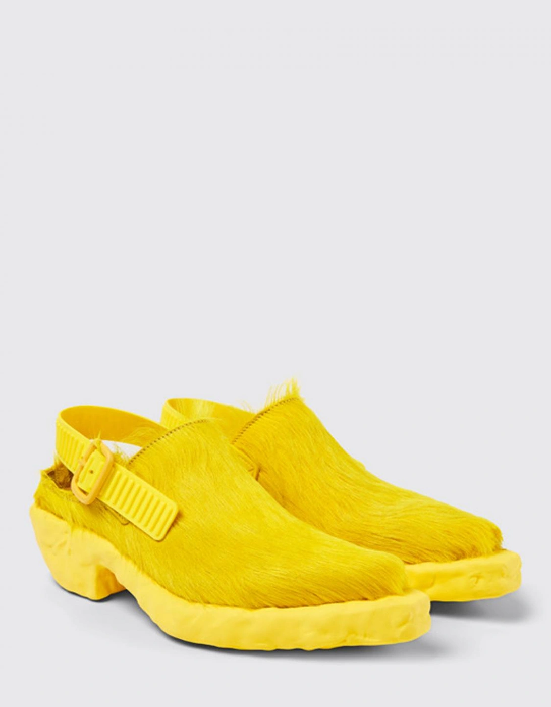 Venga Clogs Calf Hair Buckle