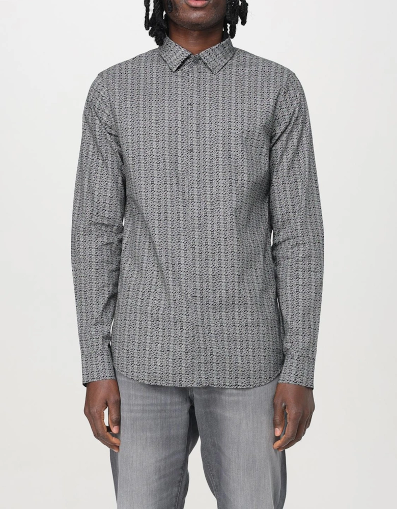 Geometric Pattern Dress Shirt