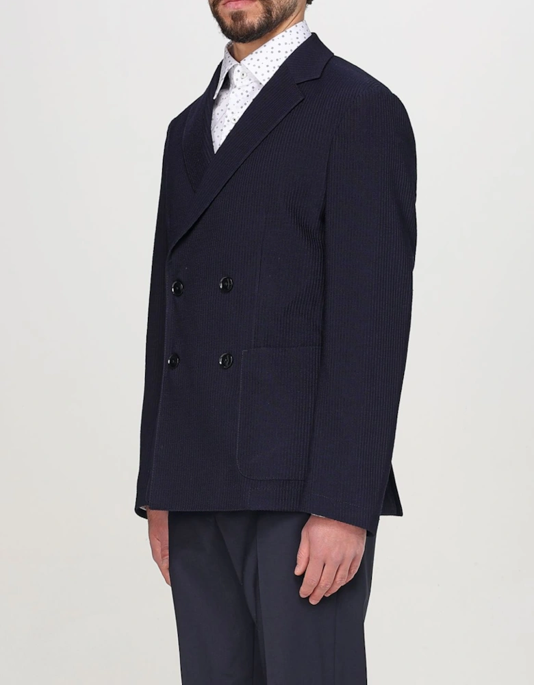 Doublebreasted Blazer Structured Design