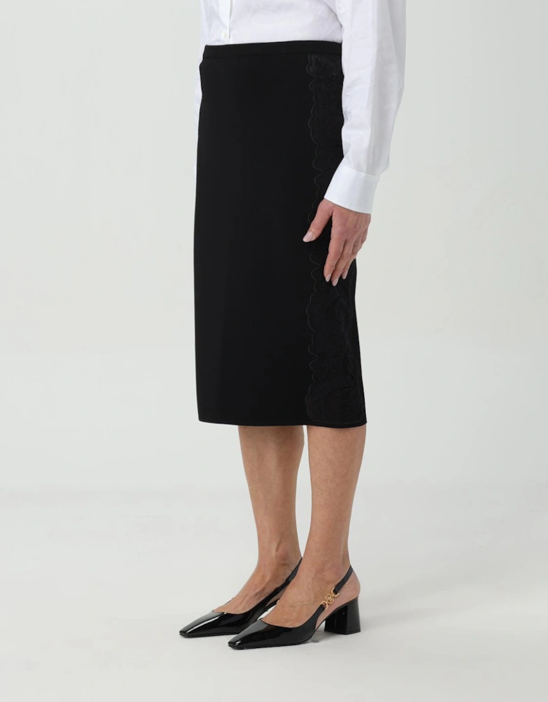 Pencil Skirt Lace Detail