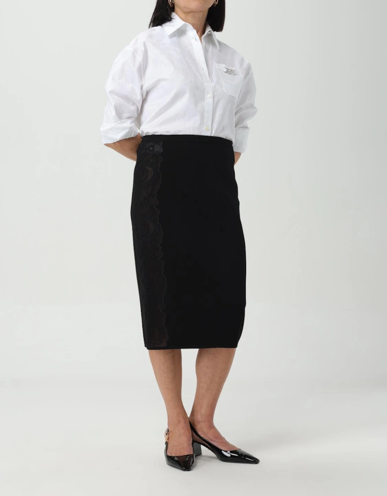 Pencil Skirt Lace Detail