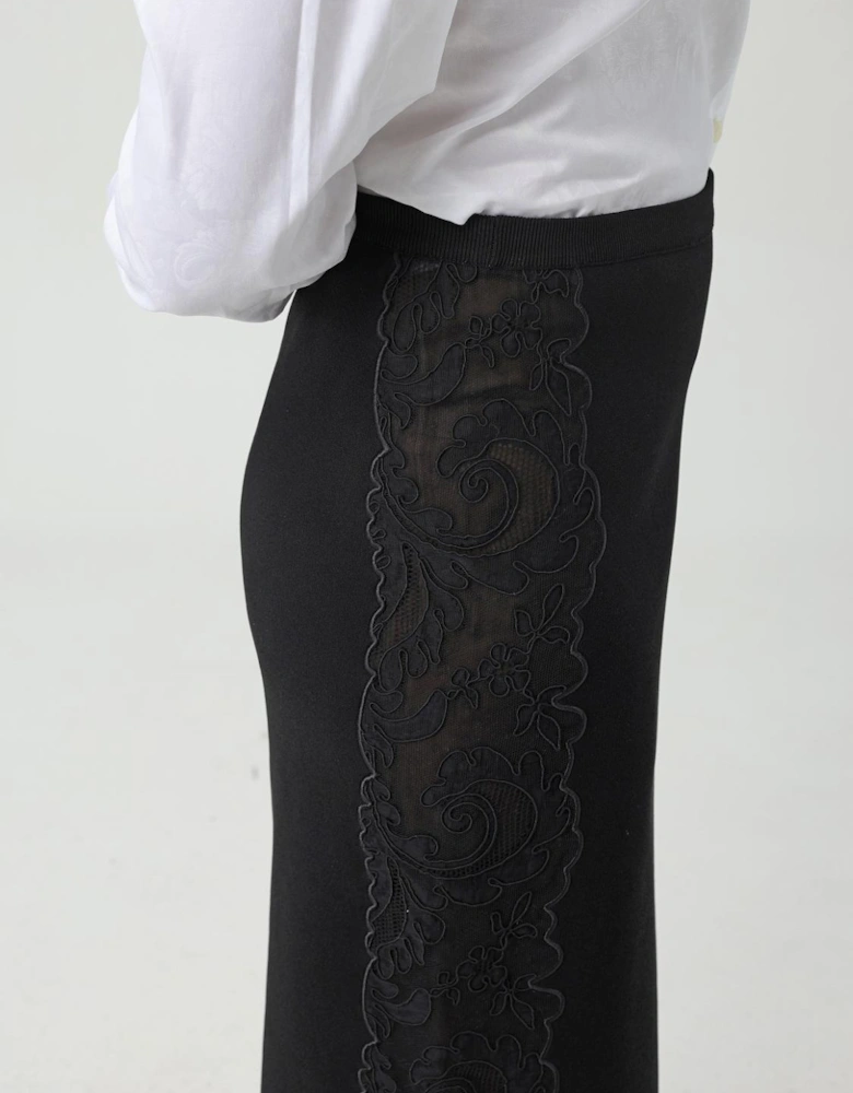 Pencil Skirt Lace Detail