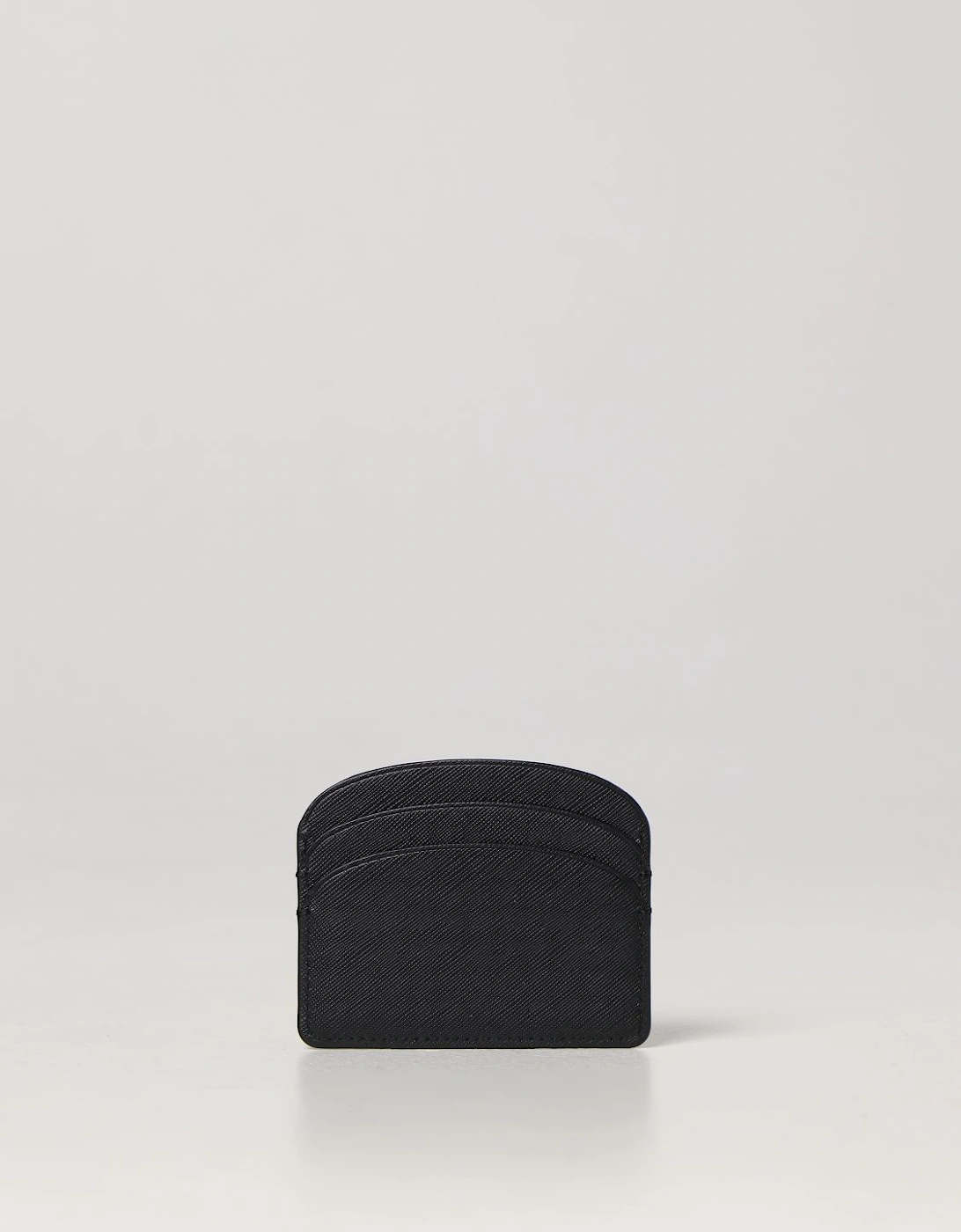 Half Moon Card Holder Leather Wallet