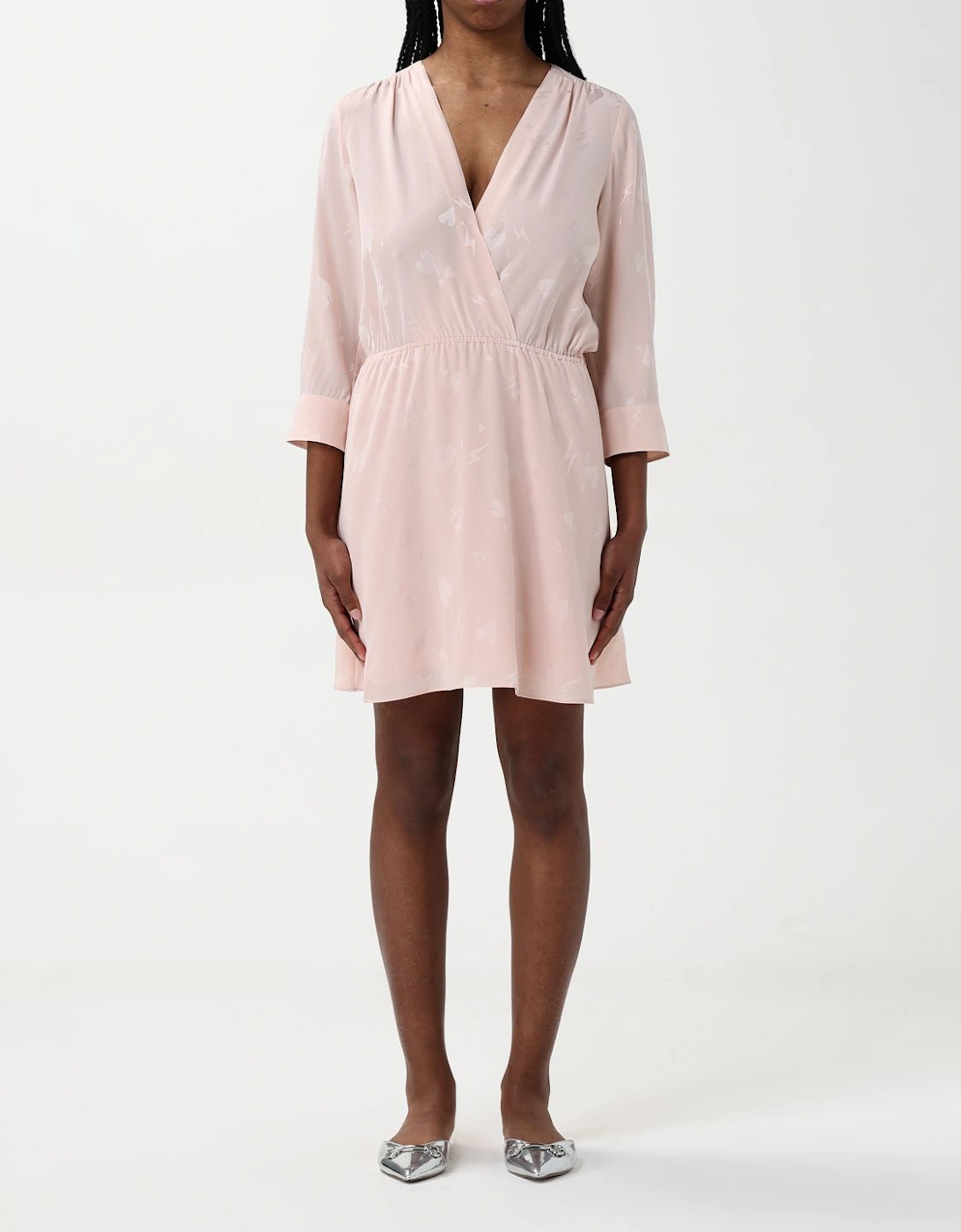 Mini Dress with VNeck and ThreeQuarter Sleeves, 4 of 3