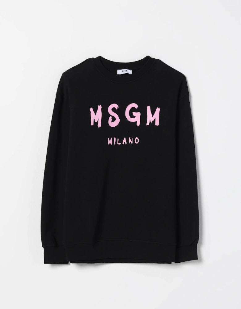 Kids Sweatshirt Crew Neck Logo